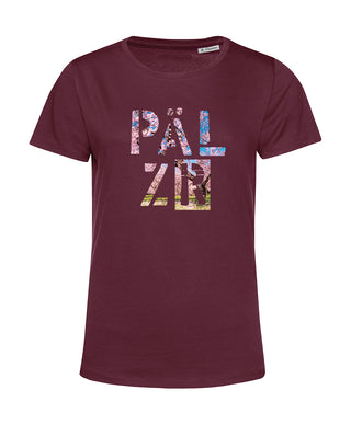 Frauen T-Shirt | PÄLZR 2025 | burgundy | Mandelblüte