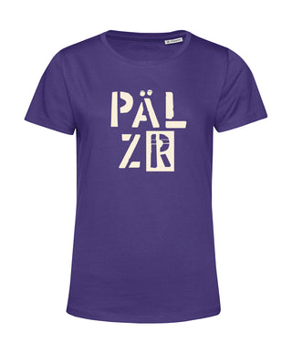 Frauen T-Shirt | PÄLZR 2025 | lila | beige