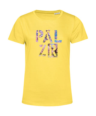 Frauen T-Shirt | PÄLZR 2025 | limogelb | Mandelblüte