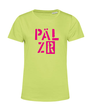 Frauen T-Shirt | PÄLZR 2025 | limone | magenta