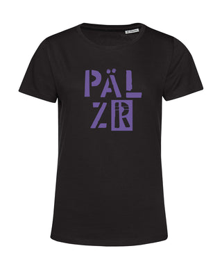 Frauen T-Shirt | PÄLZR 2025 | schwarz | Logo passionsblume