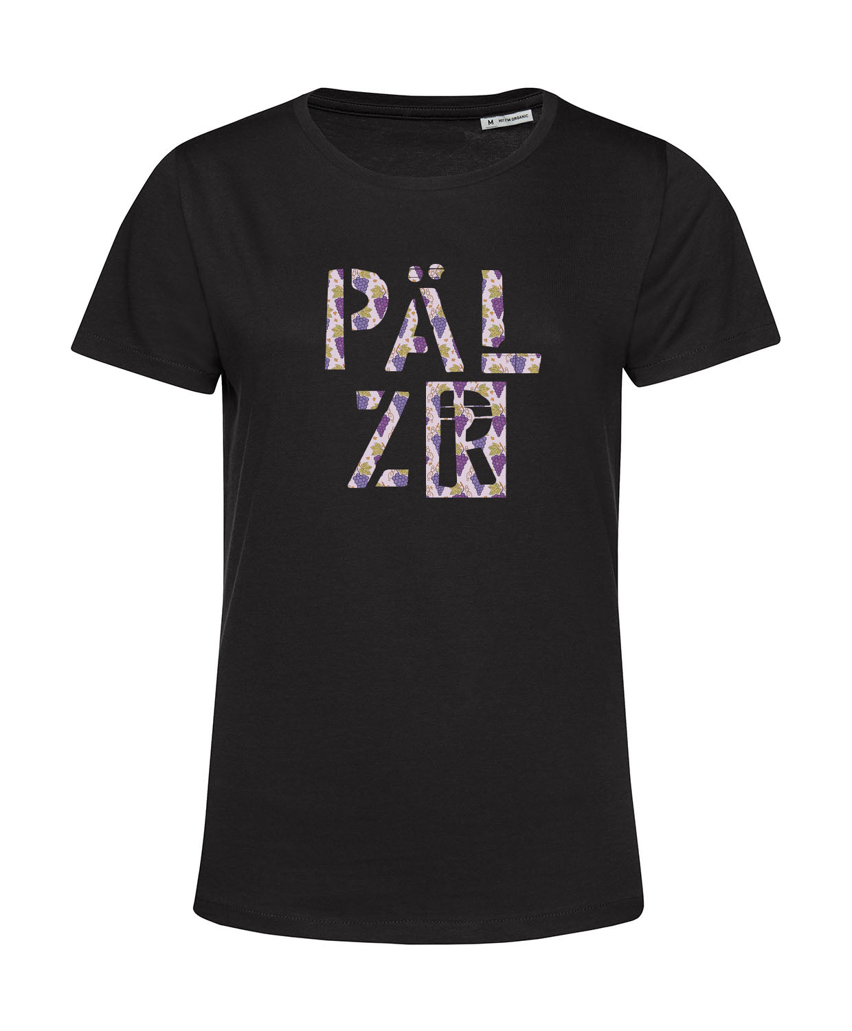 Frauen T-Shirt | PÄLZR 2025 | schwarz | Weintraube