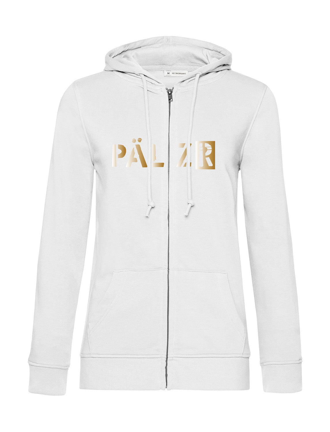 Women Zipper | BLING BLING | white | Gold logo 