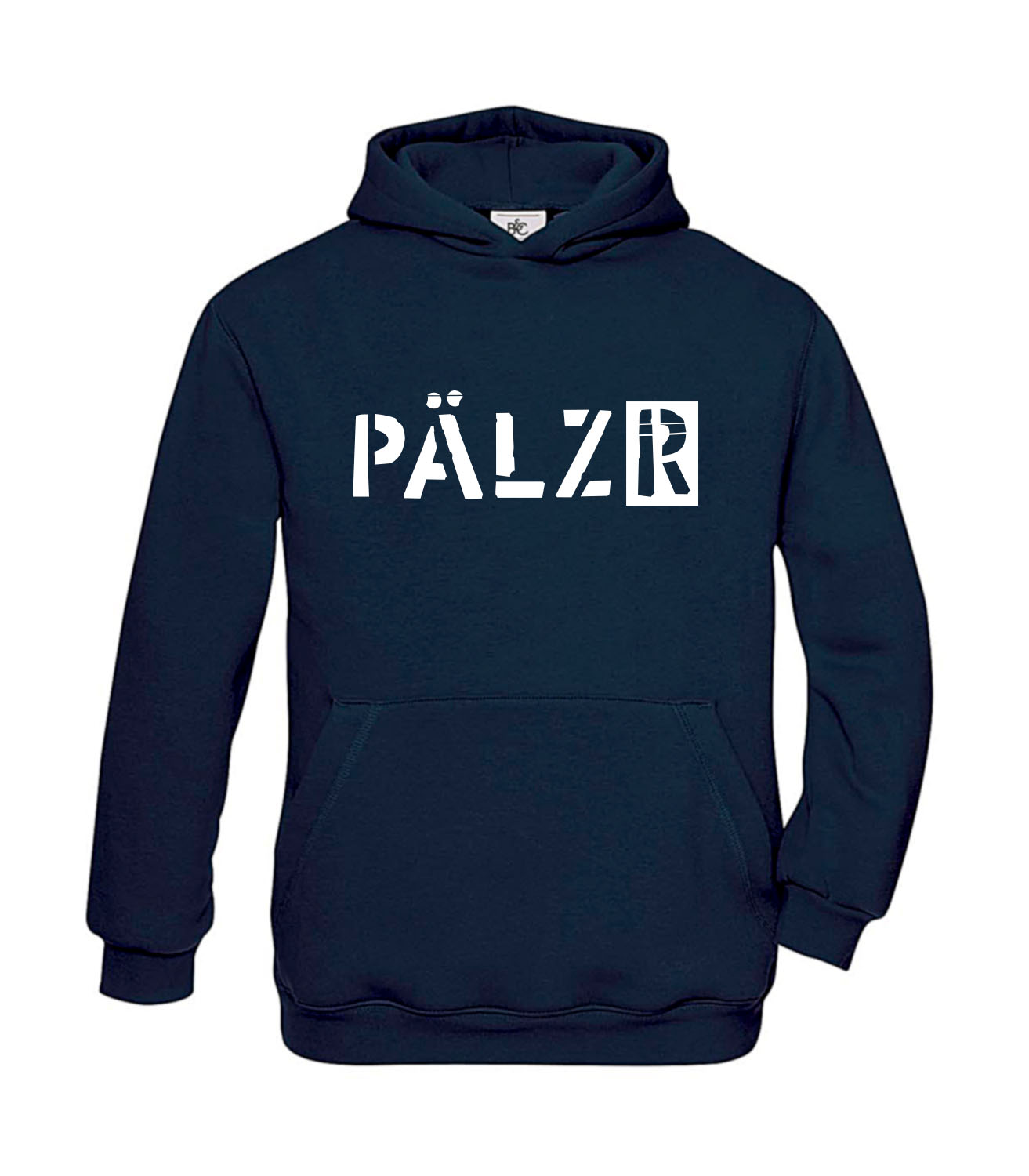 PÄLZR | KIDS | Hoodie | navyblue | Logo weiss