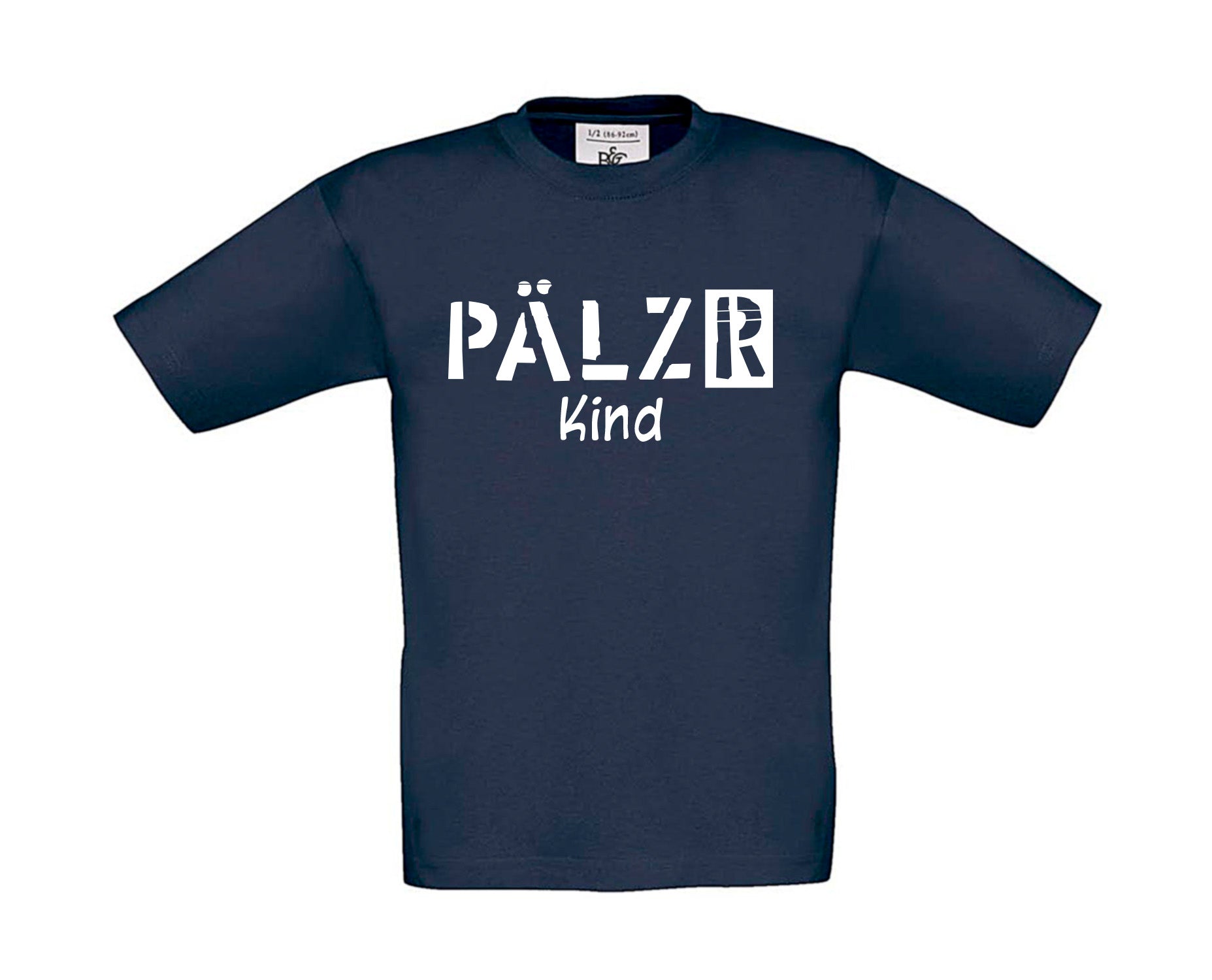 Kids T-Shirt | PÄLZR child | navy blue | Logo white