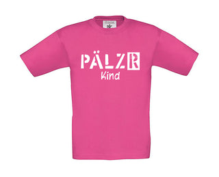Kinder T-Shirt | PÄLZR Kind | pink | Logo weiss
