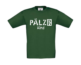 Kids T-Shirt | PÄLZR child | forest green | Logo white 