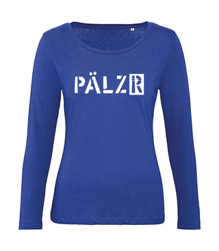 Frauen | Longsleeve | kobalt-blau | Logo weiss