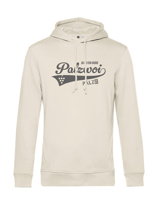 Männer | Hoodie | PALZWOi | creme | Logo anthrazit