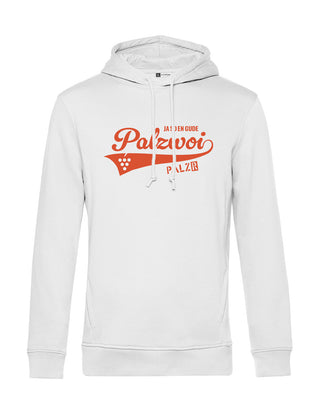 Männer | Hoodie | PALZWOi | weiss | Logo orange