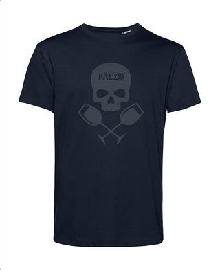 Männer | T-Shirt | Weinpirat | navy-blue | Logo anthrazit