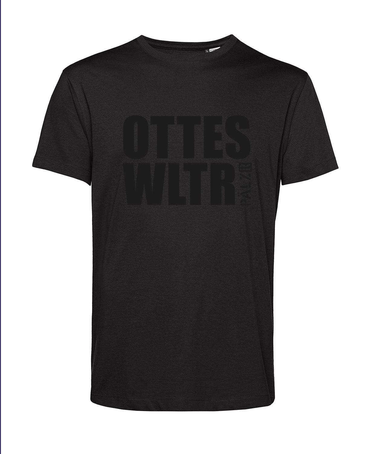 Männer T-Shirt | OTTES WLTR | schwarz | UNDERSTATEMENT