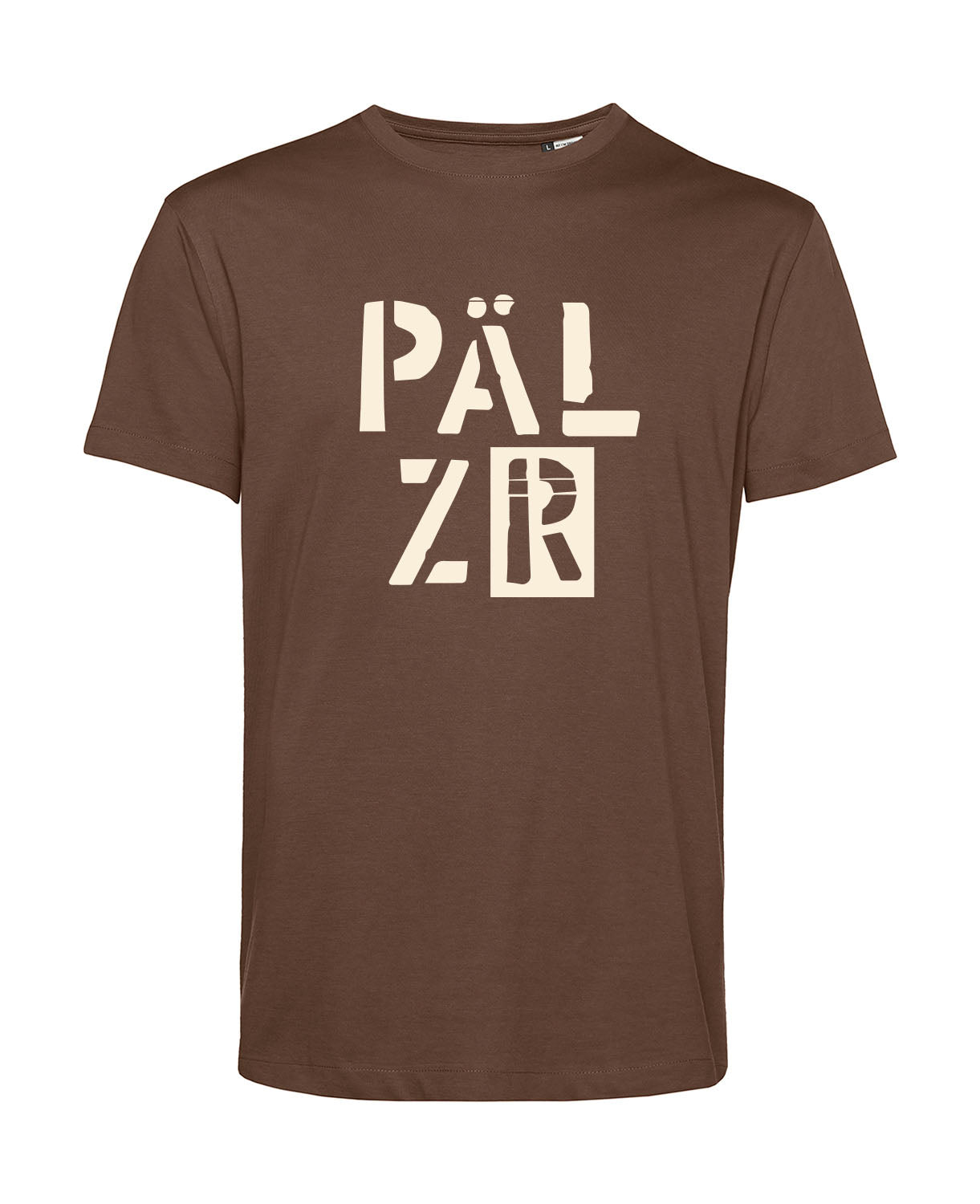 Männer T-Shirt | PÄLZR 2025 | baumbraun | beige