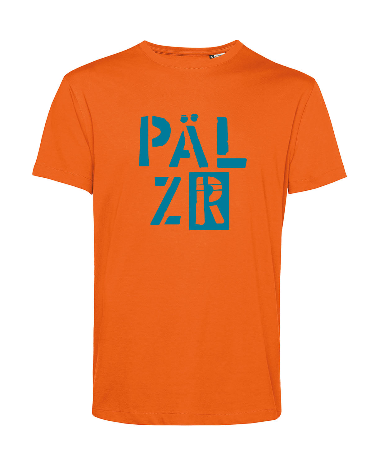 Männer T-Shirt | PÄLZR 2025 | orange | petrol