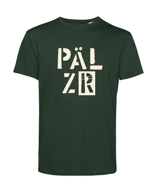 Männer T-Shirt | PÄLZR 2025 | waldgrün | beige