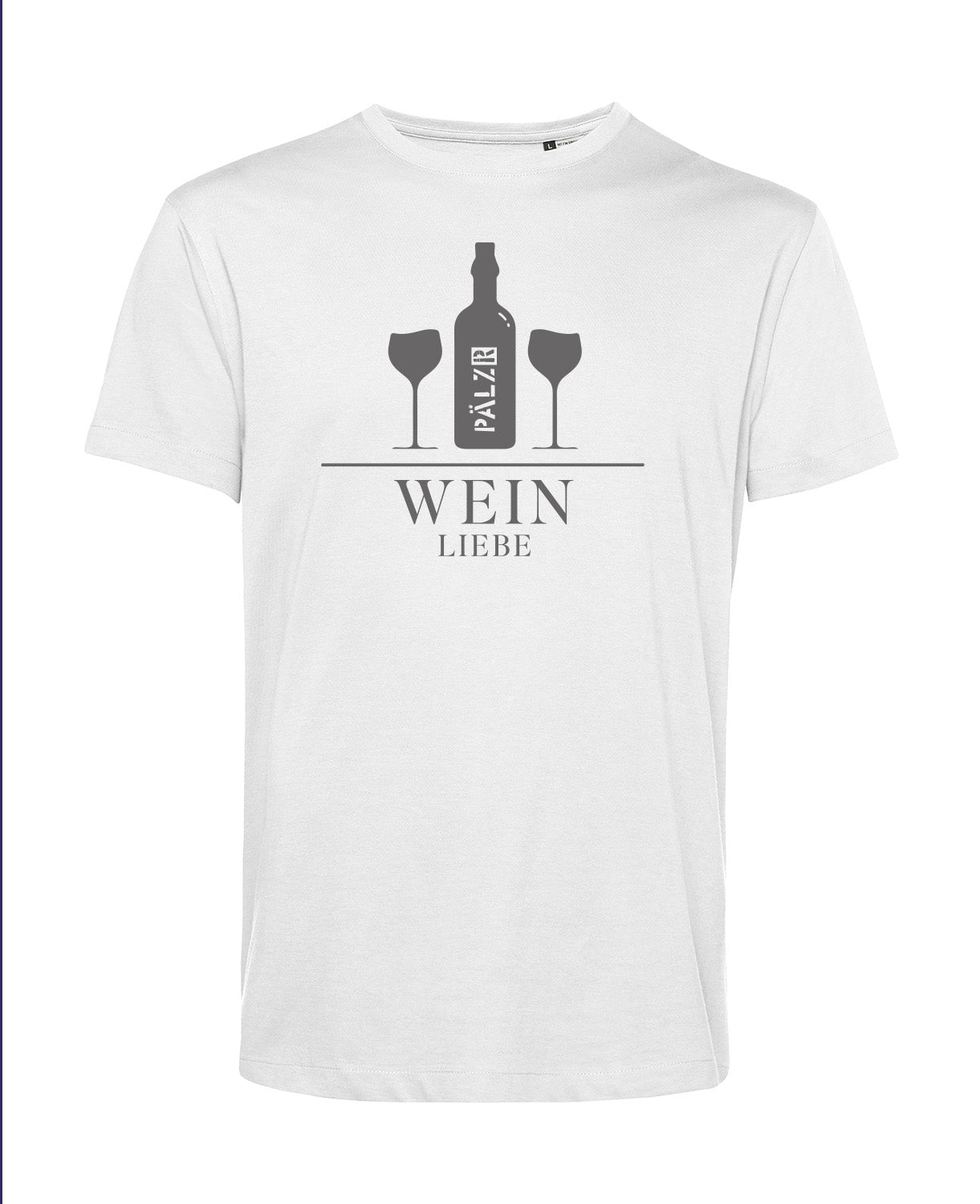 Männer | T-Shirt | Weinliebe | weiss | Logo anthrazit