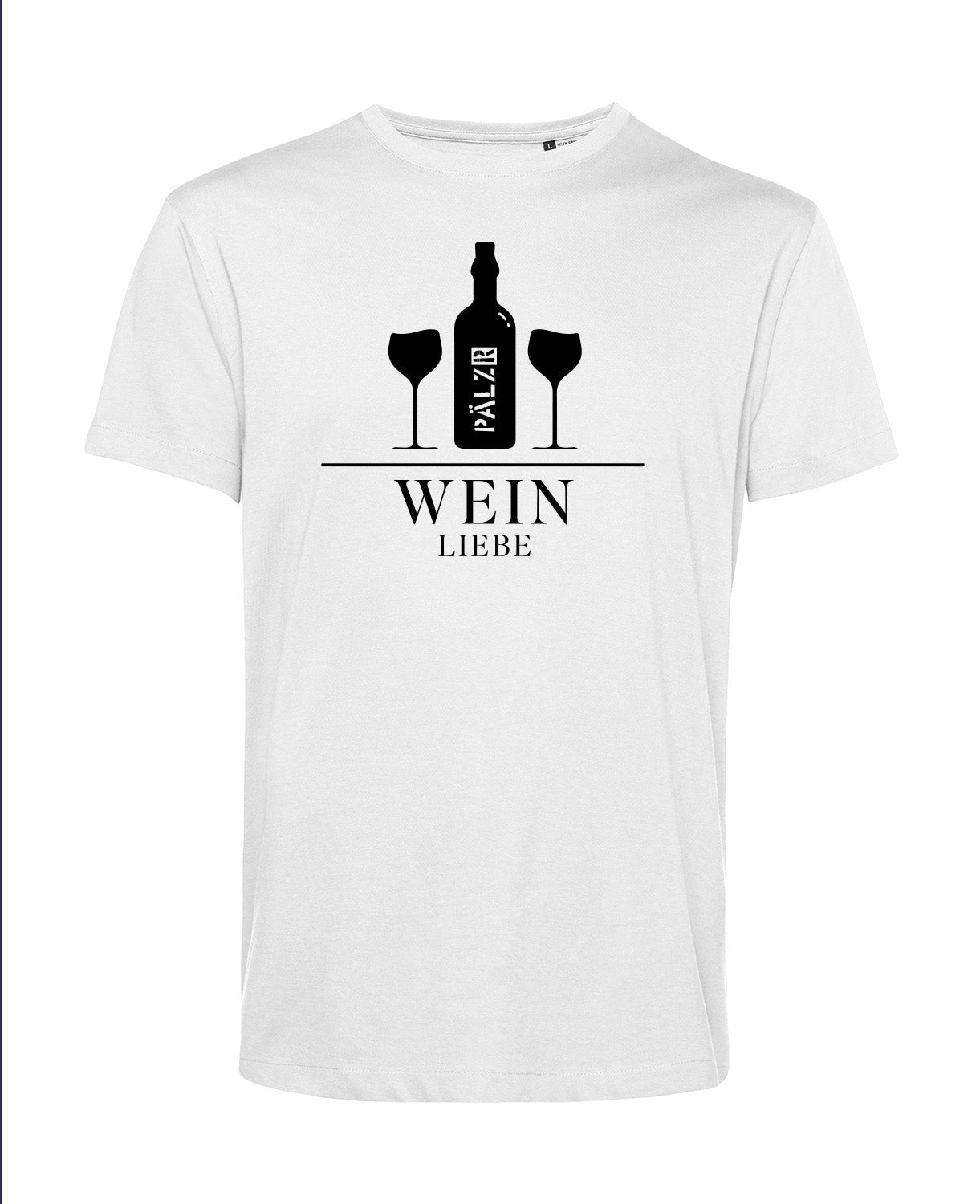 Männer | T-Shirt | Weinliebe | weiss | Logo schwarz