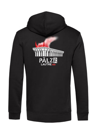 Männer | Backprint Hoodie | Lautre1900 | schwarz | Outlet EINZELSTÜCK