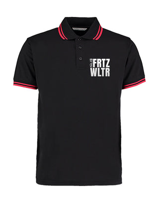 PÄLZR | Poloshirt | Männer | FRTZ WLTR ACHT | schwarz-rot