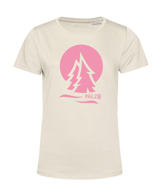 Frauen | T-Shirt | PÄLZRWald ZWEI | creme | Logo soft-rose