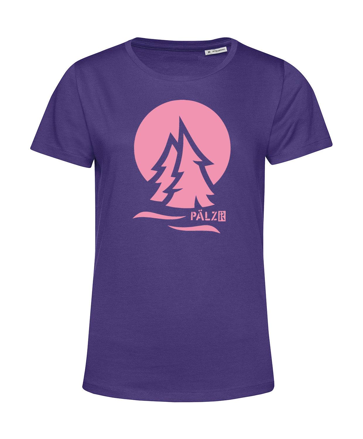 Frauen | T-Shirt | PÄLZRWald ZWEI | lila | Logo soft-rose