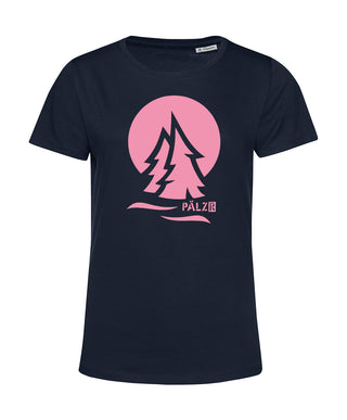 Frauen | T-Shirt | PÄLZRWald ZWEI | navy-blue | Logo soft-rose