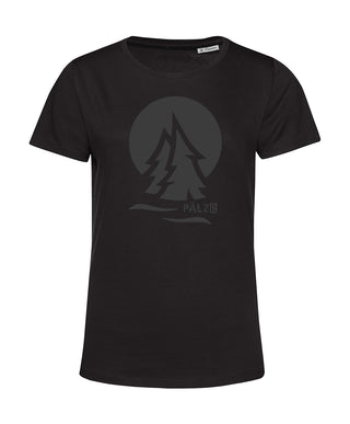 Frauen | T-Shirt | PÄLZRWald ZWEI | schwarz | Logo anthrazit