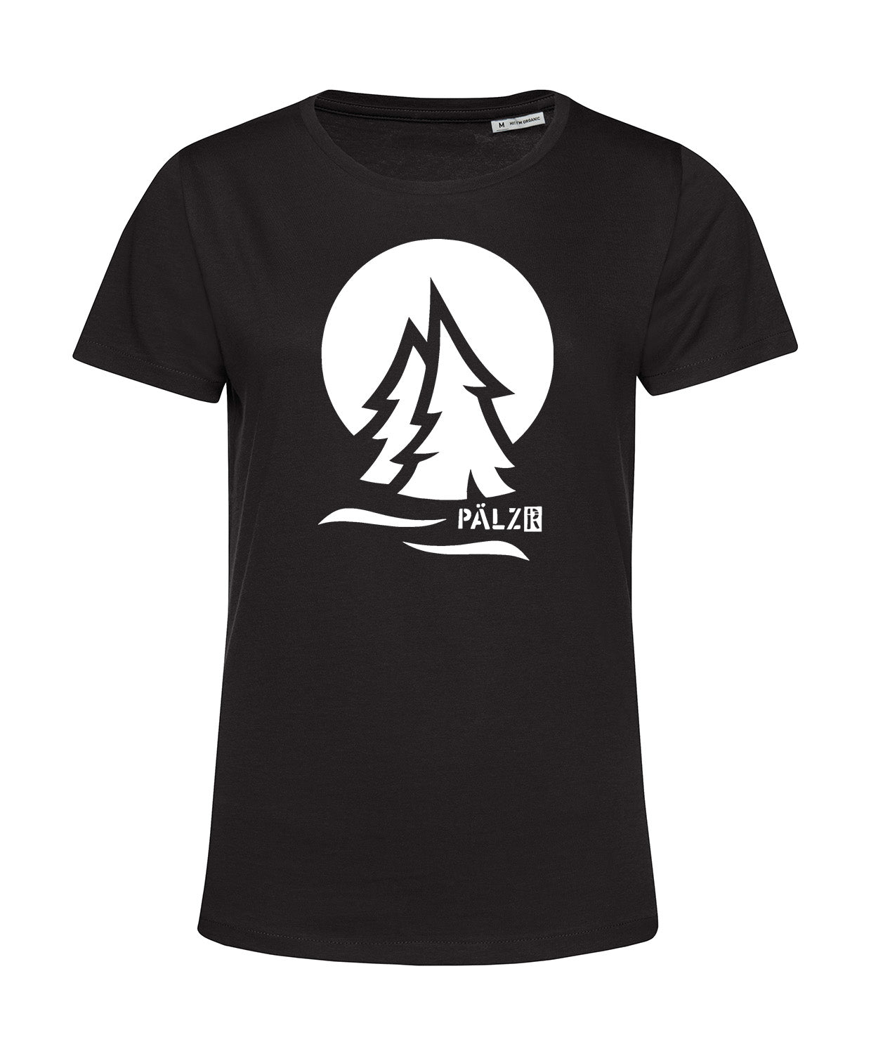 Frauen | T-Shirt | PÄLZRWald ZWEI | schwarz | Logo weiss