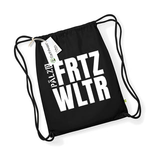 PÄLZR | Turnbeudel | FRTZ WLTR | schwarz |. Logo weiss