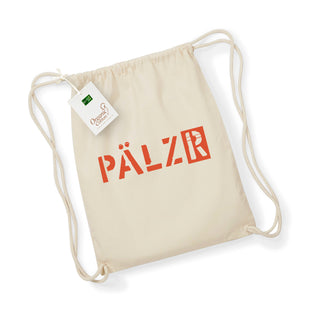 PÄLZR | Turnbeudel | natur | Logo orange