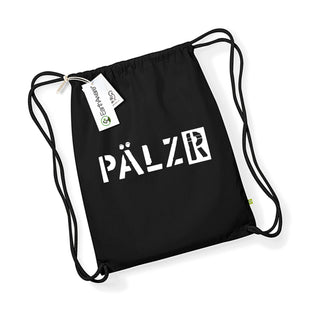 PÄLZR | Turnbeudel | schwarz | Logo weiss