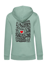 Women | Backprint Hoodie | Palatinate motifs | Warmly Palatinate | sage 
