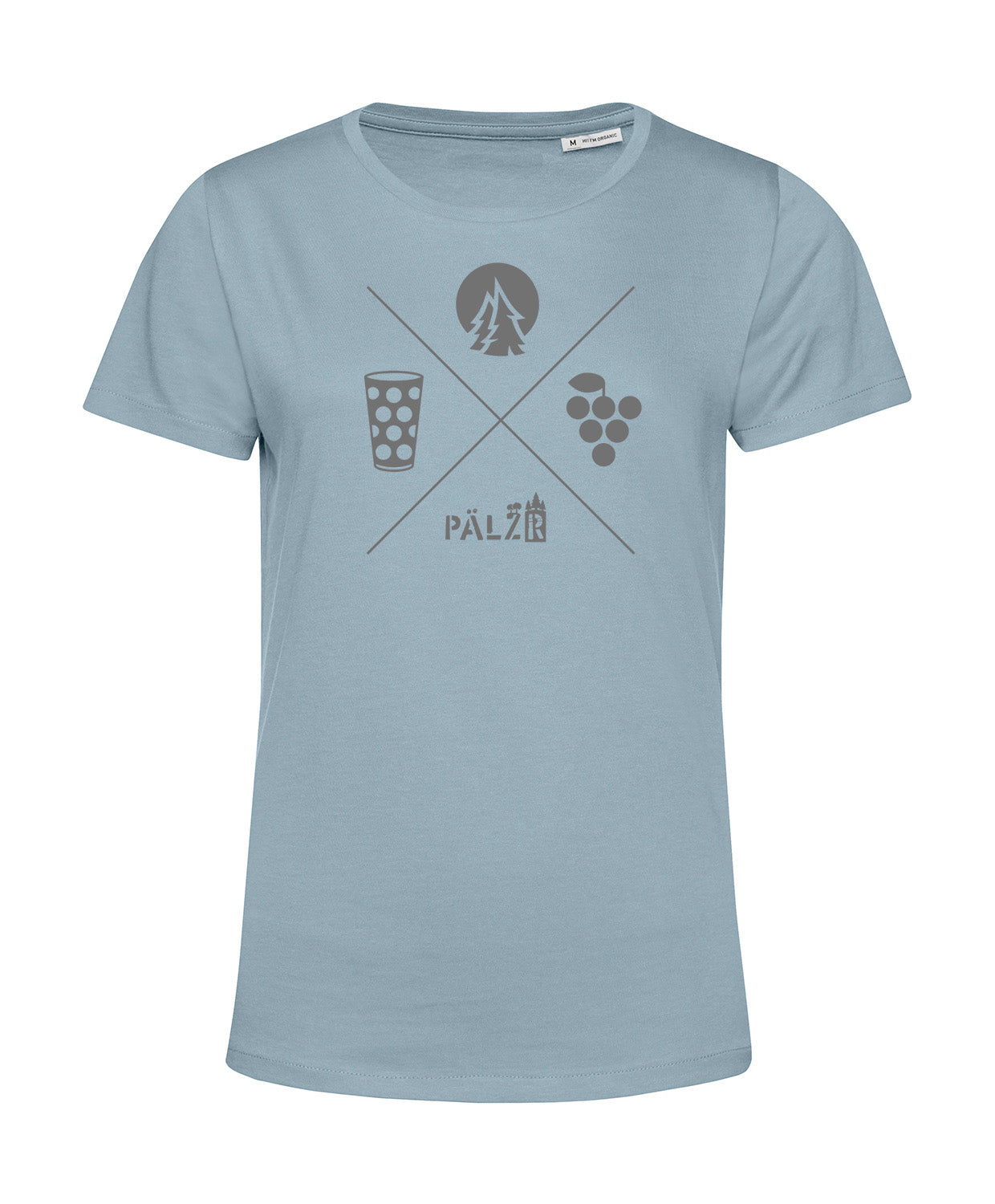 Frauen | T-Shirt | Wald und Woi | bluefog | Logo anthrazit