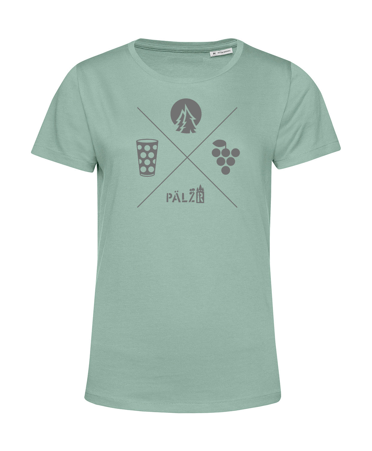 Frauen | T-Shirt | Wald und Woi | sage | Logo anthrazit