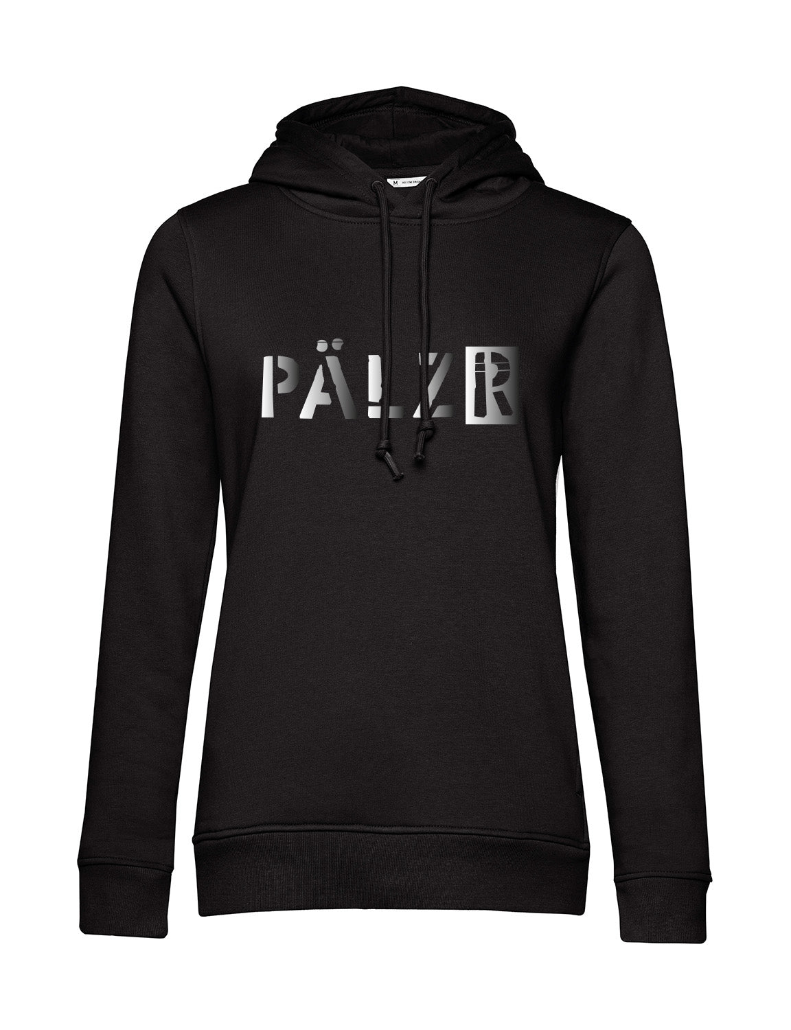 Women Hoodie | BLING BLING | black | Silver logo 