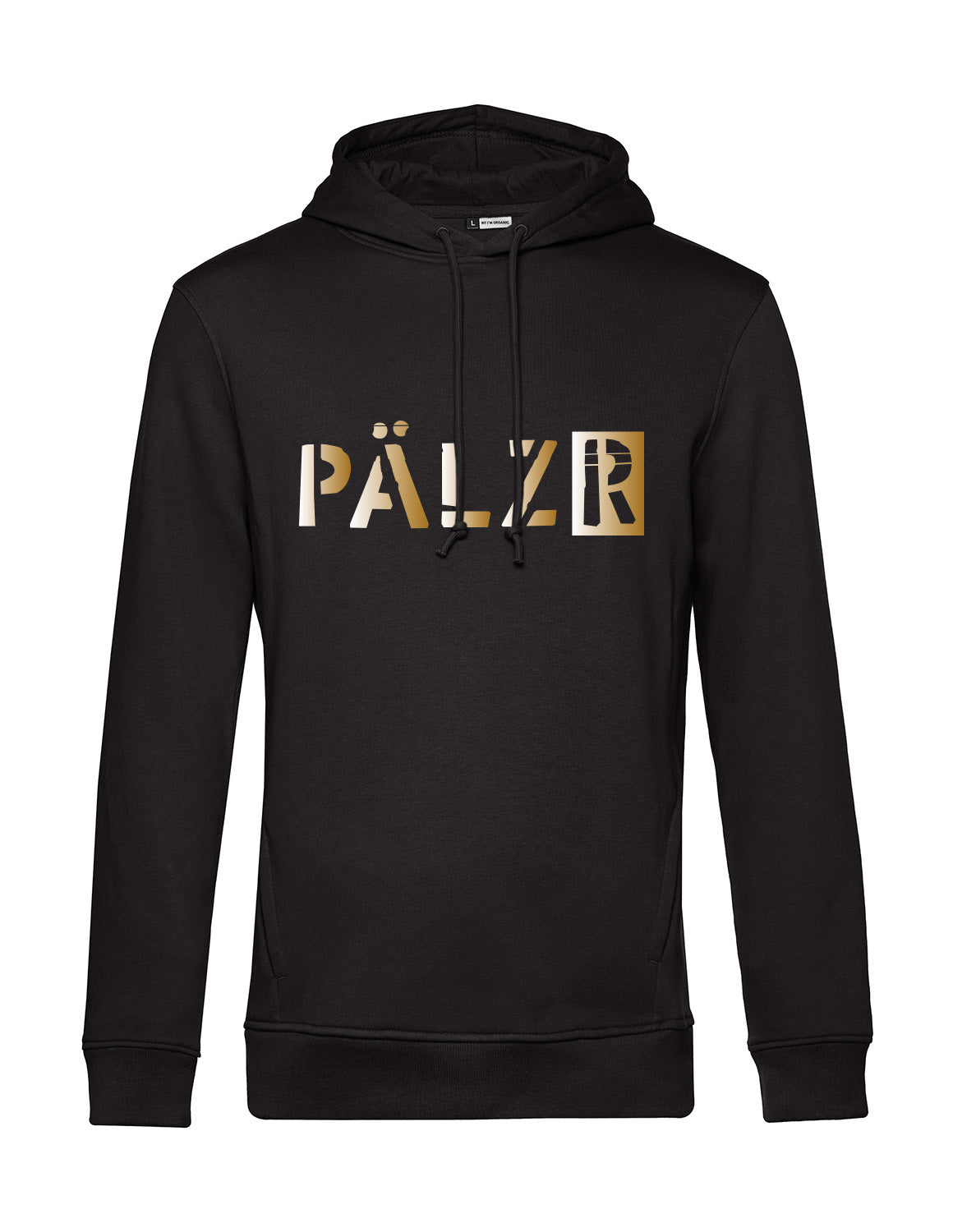 Men Hoodie | BLING BLING | black | Gold logo 