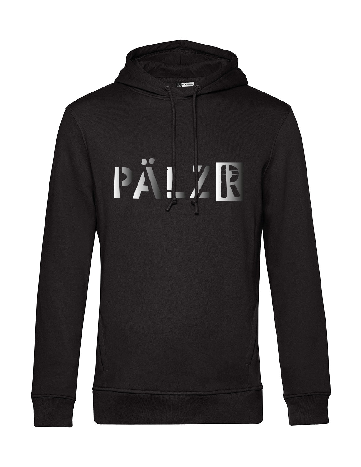 Men Hoodie | BLING BLING | black | Silver logo 