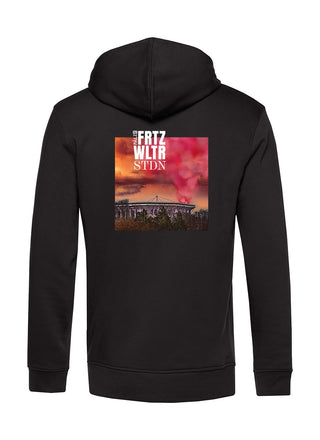 Männer | Backprint Hoodie | FRTZ WLTR STDN | schwarz