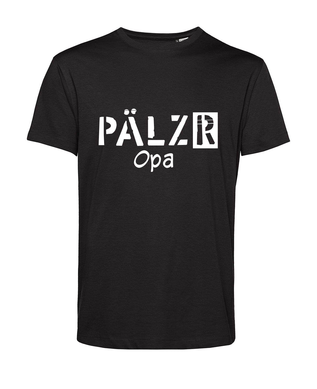 Männer T-Shirt | PÄLZR Opa | schwarz | Logo weiss