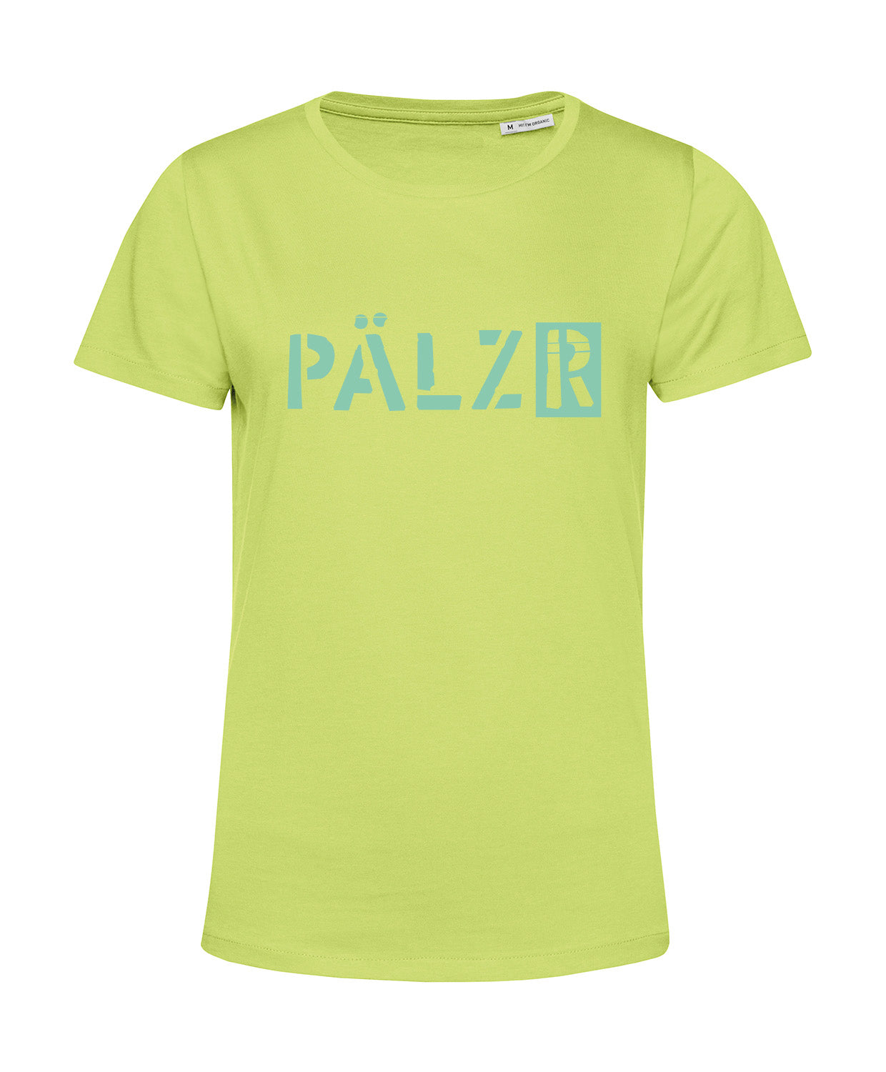 Women | T-shirt | Lime | Logo mint 