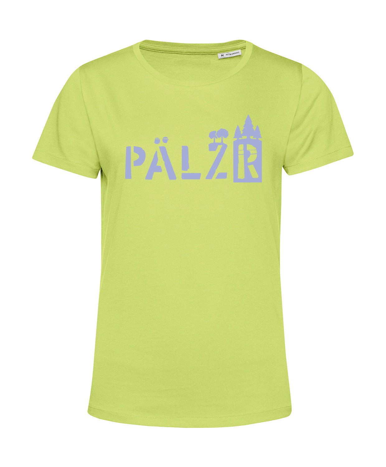 Frauen | T-Shirt | PÄLZRwald | Limone | Logo Lavendel