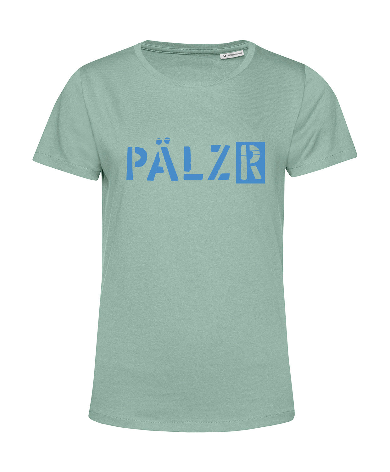 Women | T-shirt | say | Logo neon blue 