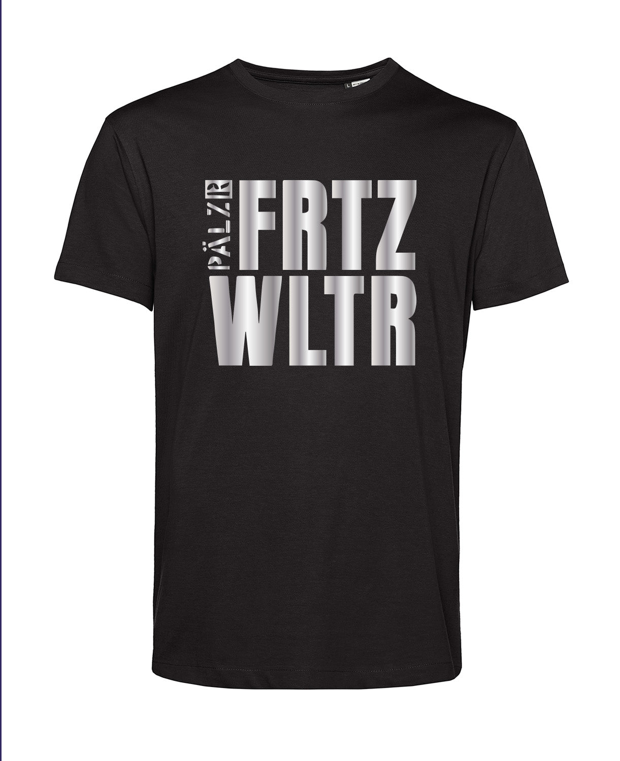 Männer T-Shirt | BLING BLING | FRTZ WLTR | schwarz | Logo silber