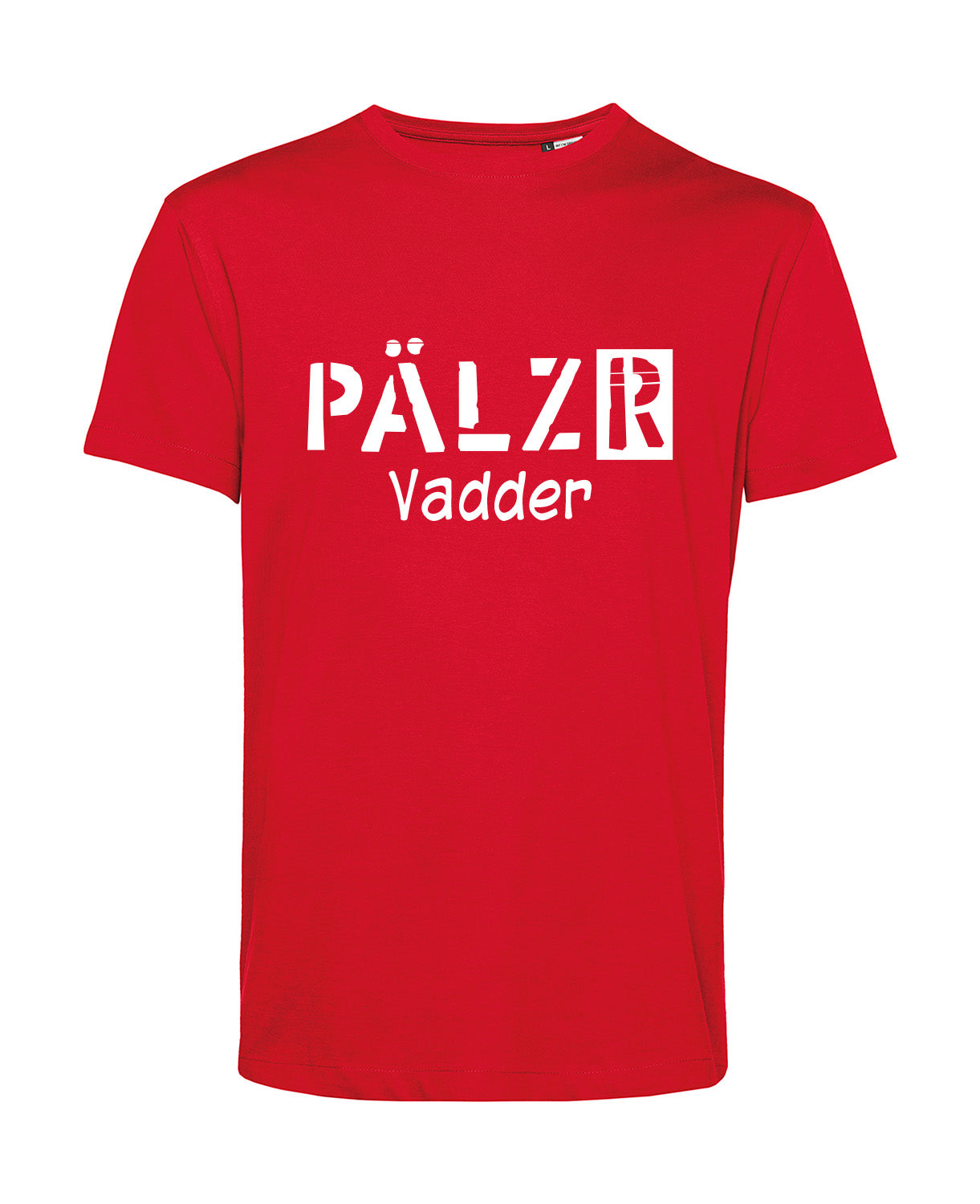 Männer T-Shirt | PÄLZR Vadder | Ole-Rot-Weiss