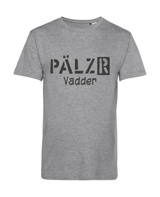 Männer T-Shirt | PÄLZR Vadder | grau | Logo anthrazit