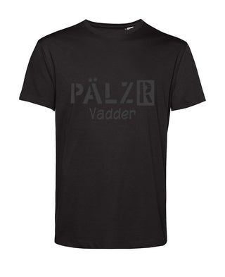 Männer T-Shirt | PÄLZR Vadder | schwarz | Logo anthrazit