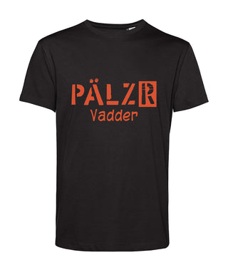 Men's T-Shirt | PÄLZR Vadder | black | Orange logo 