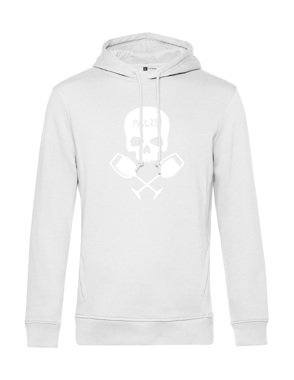 PÄLZR wine pirate | Men Hoodie | white | Understatement 