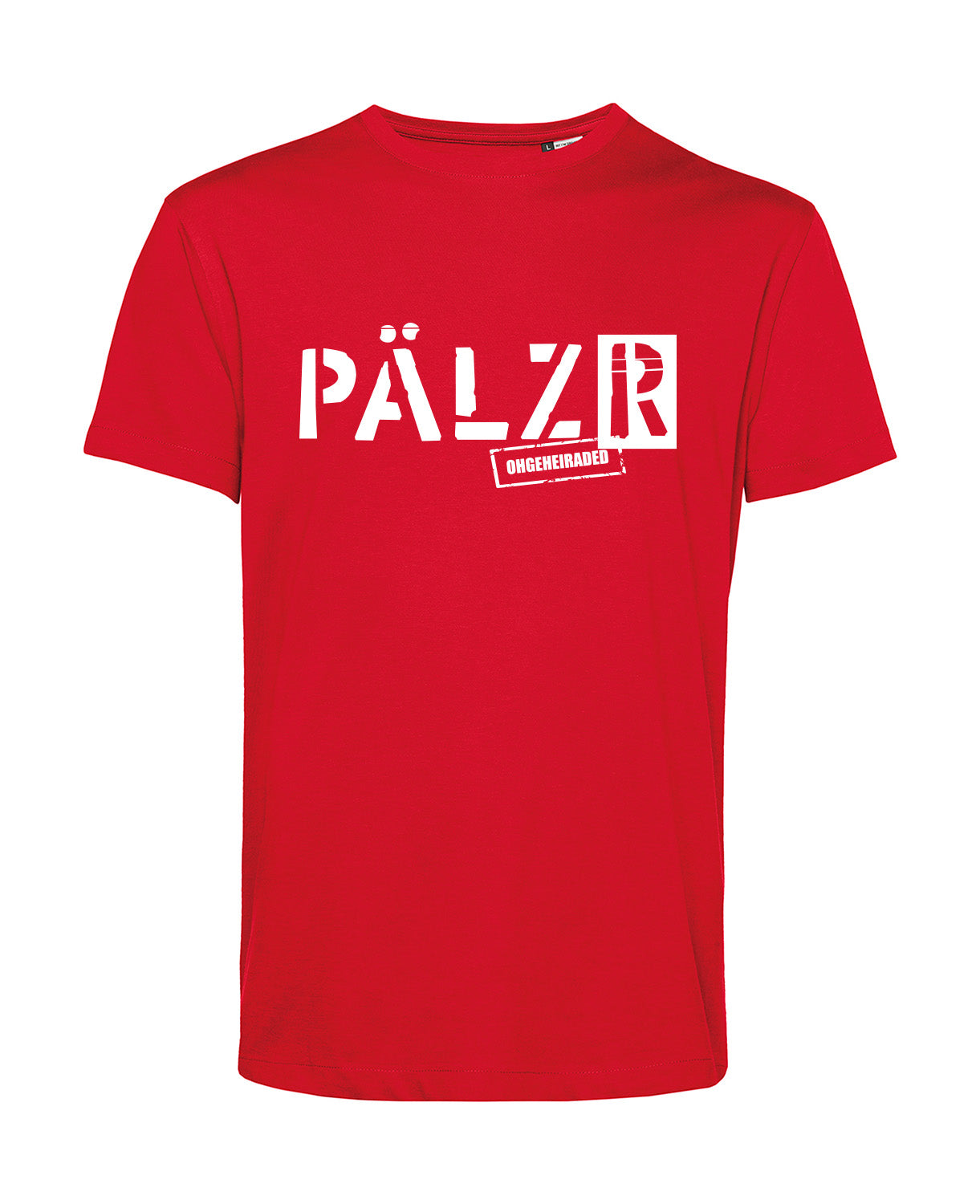 Men's T-Shirt | PÄLZR OHGEHEIRADED | Ole-Red-White 