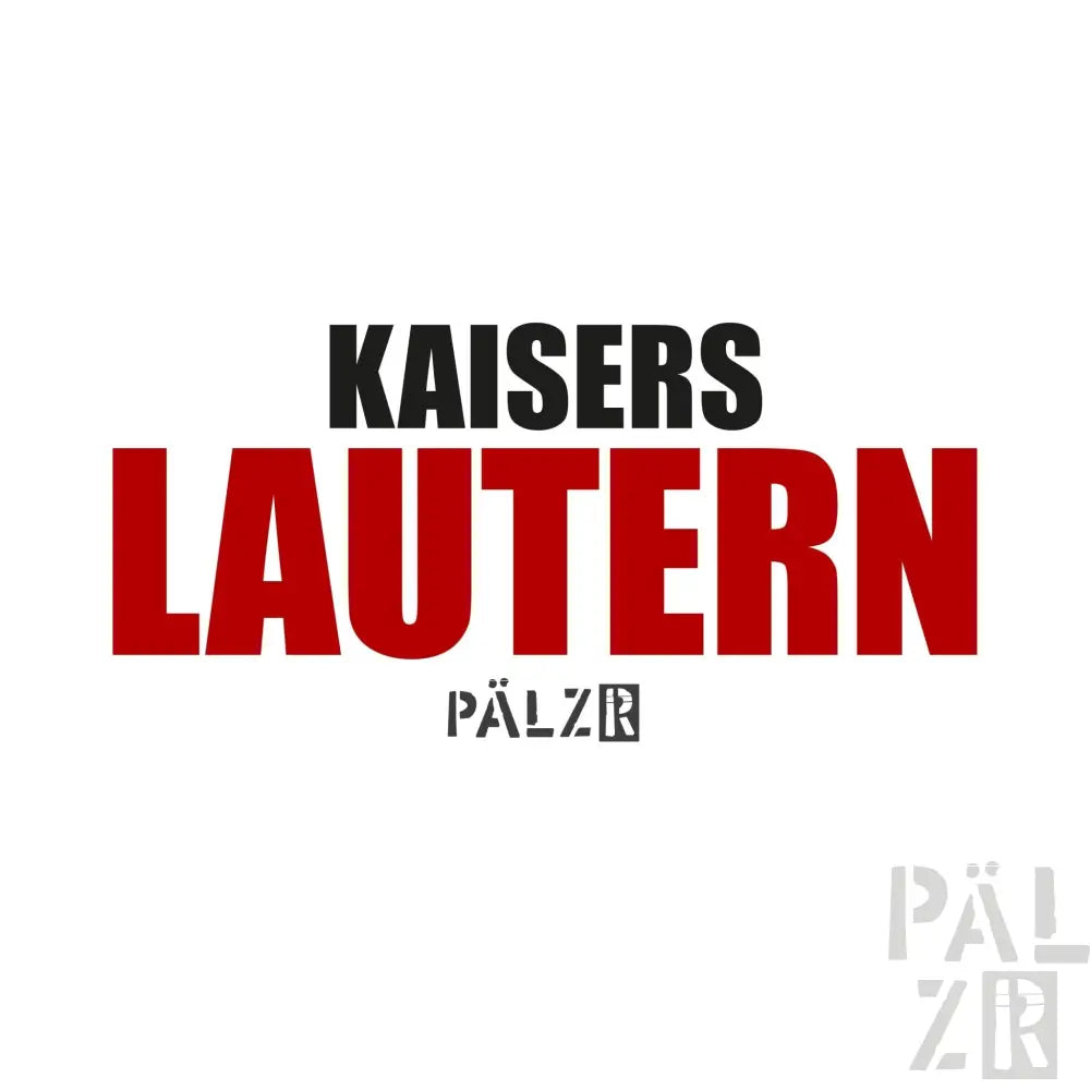 Rotes und schwarzes Logo für die Fußballmannschaft des 1. FC Kaiserslautern.